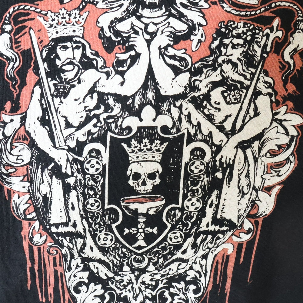 VINTAGE(ヴィンテージ) 00S VINTAGE 3 INCHES OF BLOOD ヴィンテージ スリー インチズ オブ ブラッド フロントプリント クルーネック半袖Tシャツ カットソー ブラック