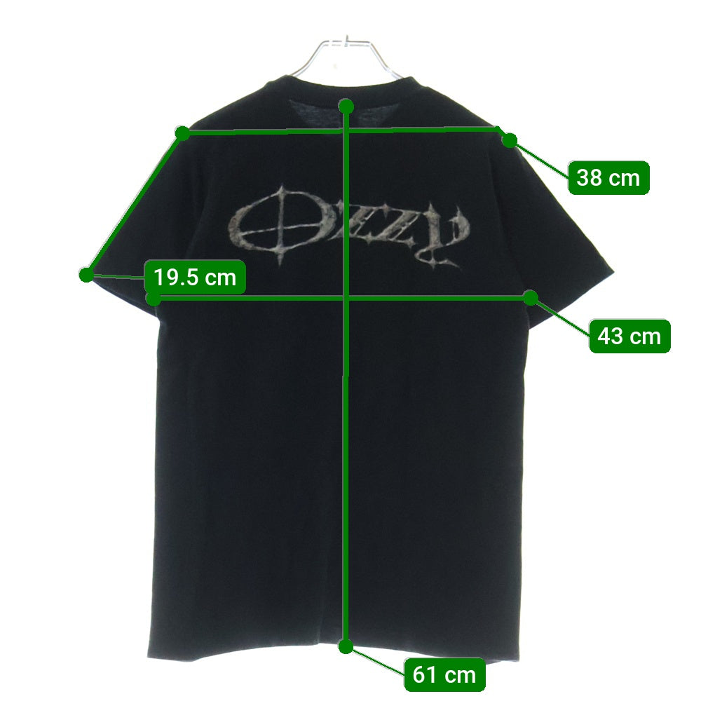VINTAGE(ヴィンテージ) 00S VINTAGE OZZY OSBOURNE ヴィンテージ オジーオズボーン 両面プリント クルーネック半袖Tシャツ カットソー ブラック