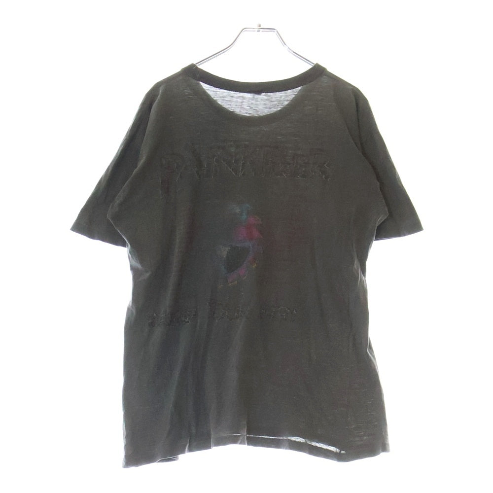 VINTAGE(ヴィンテージ) 90S JUDAS PRIEST PAINKILLER 1991 ヴィンテージ ジューダス プリースト ペインキラー 両面プリント クルーネック半袖Tシャツ カットソー チャコールグレー