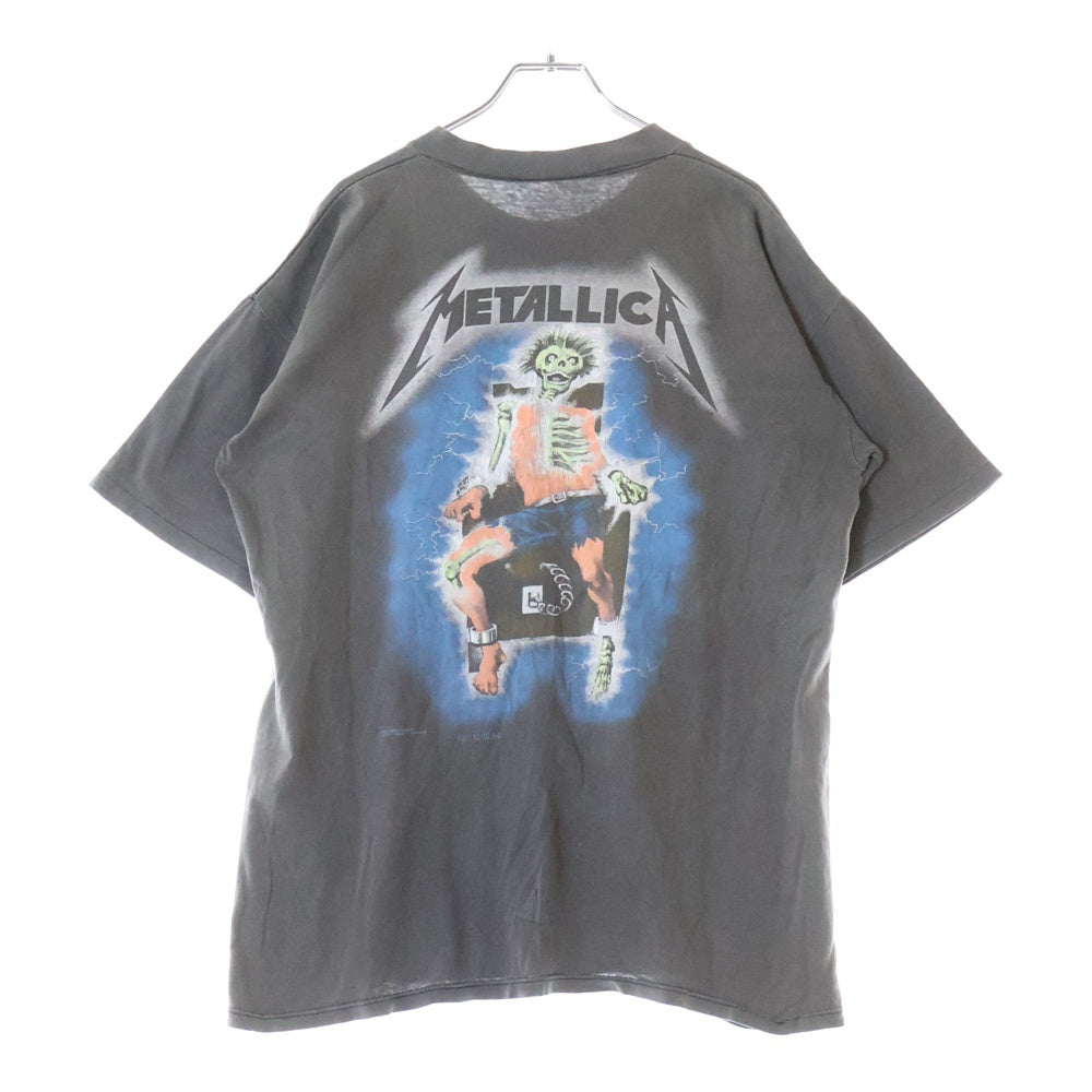 VINTAGE(ヴィンテージ) 90S VINTAGE METALLICA KILL'EM ALL ヴィンテージ メタリカ キル エム オール 両面プリント クルーネック半袖Tシャツ カットソー チャコールグレー