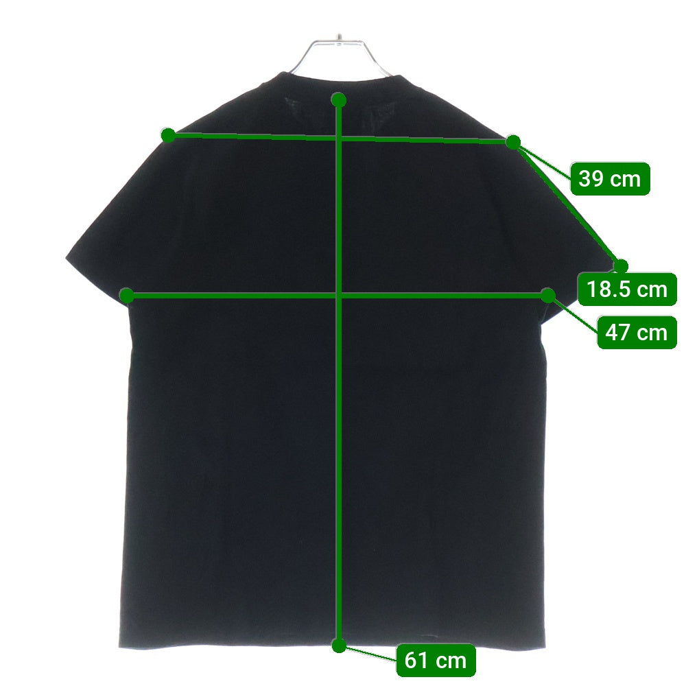 NO BRAND(ノーブランド) CANNIBAL HOLOCAUST 食人族 フロントプリント クルーネック半袖Tシャツ カットソー ブラック