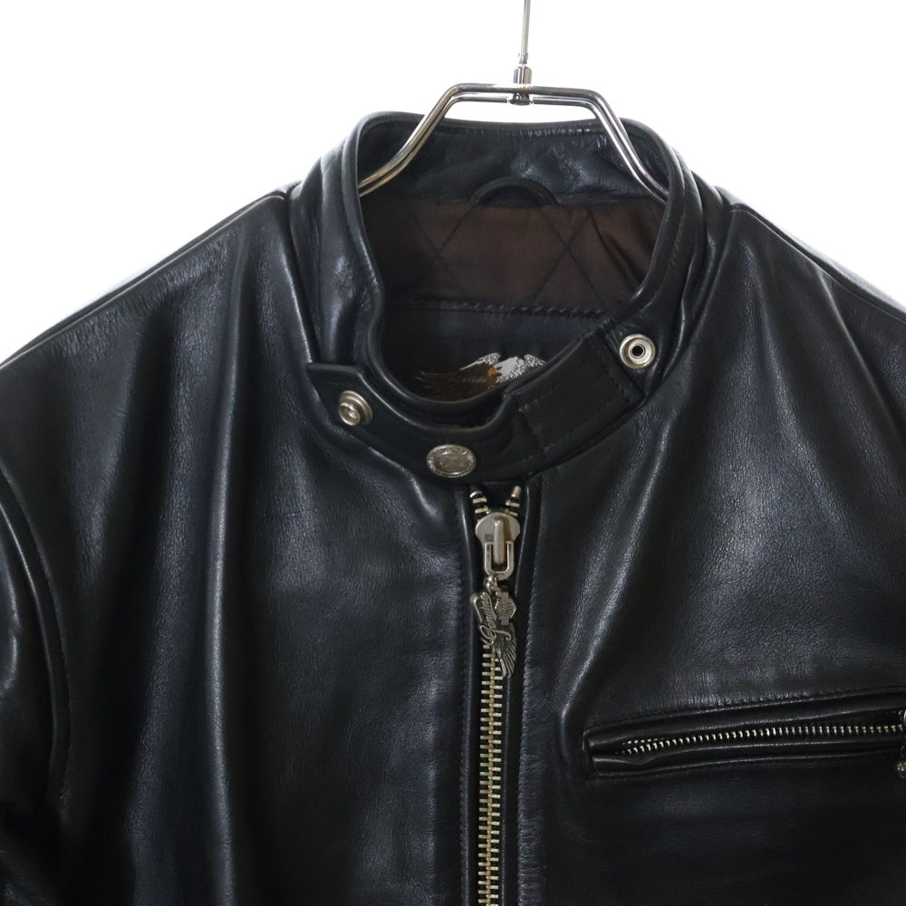 HARLEY DAVIDSON(ハーレーダビッドソン) 裏地キルティング スタンドカラー シングルライダースジャケット ブラック 40182