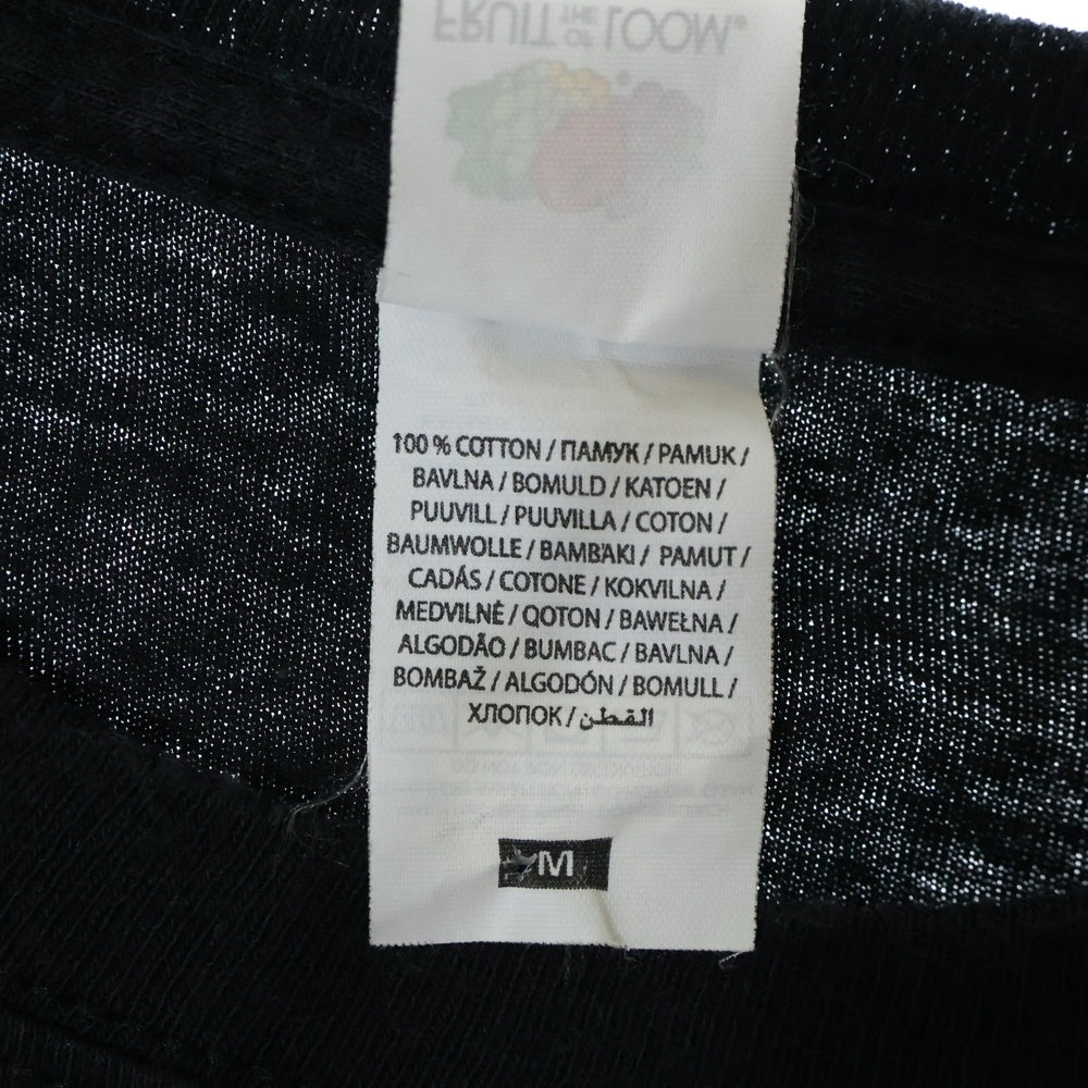NO BRAND(ノーブランド) METALLICA MASTER OF PUPPETS メタリカ マスターオブパペッツ 両面プリント ロングスリーブ クルーネック長袖Tシャツ カットソー ブラック