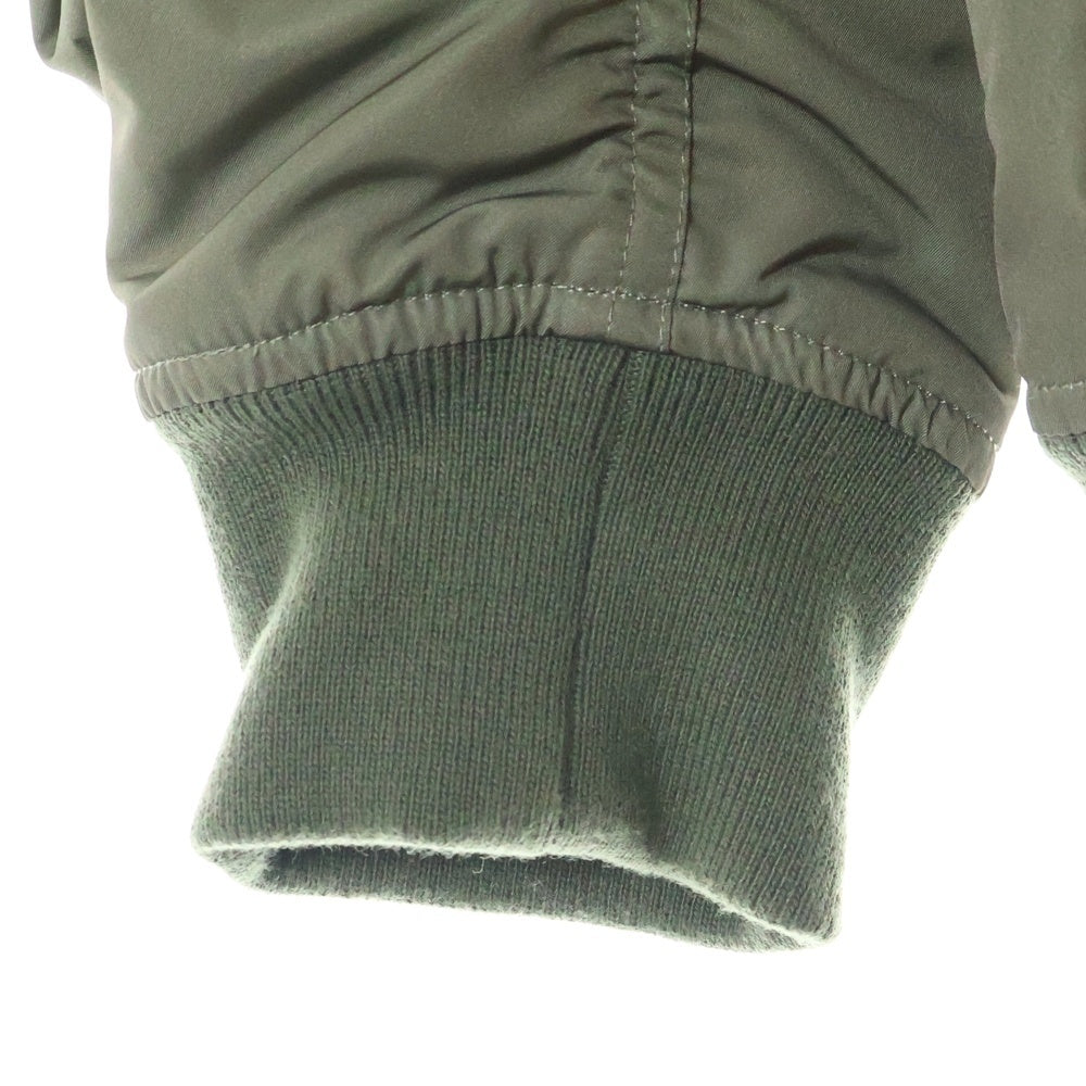 glamb(グラム) ×チェンソーマン CHAINSAW DEVIL MA-1 チェンソー デビル 両面プリント ミリタリー ジップアップブルゾン ボンバージャケット カーキ