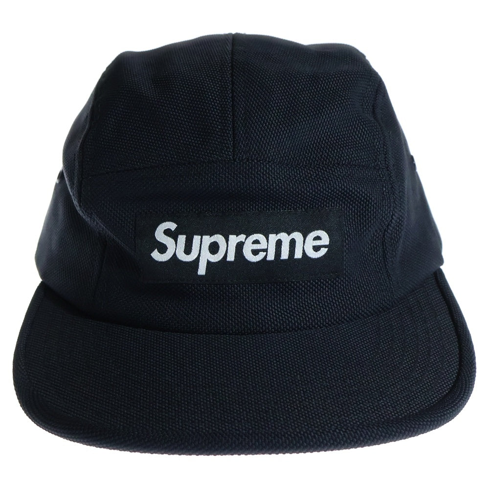 SUPREME(シュプリーム) 19AW Ballistic Nylon Camp Cap ボックスロゴ バリスティック ナイロン キャンプキャップ 帽子 ブラック