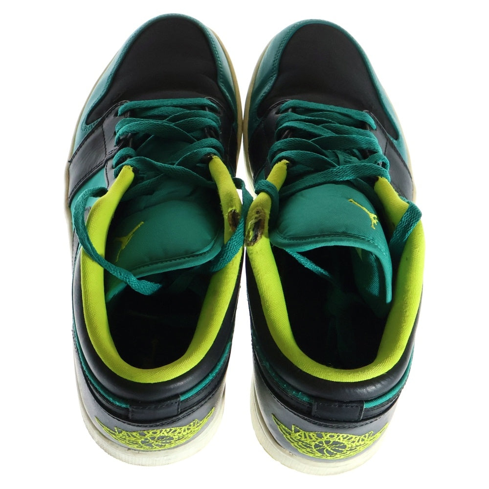 NIKE(ナイキ) 【観賞用 2013年製】 AIR JORDAN 1 LOW LUSH TEAL VENOM エアジョーダン1 ラッシュ ティール ヴェノム ローカットスニーカー US10.5/28.5cm 553558-305