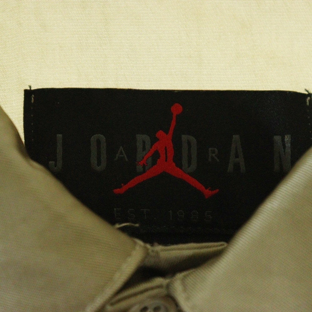NIKE(ナイキ) 21SS ×TRAVIS CACTUS JACK AIR JORDAN トラヴィス カクタスジャック エアジョーダン ファイヤーパターン ナイロン 半袖シャツ カーキ CW3128-247