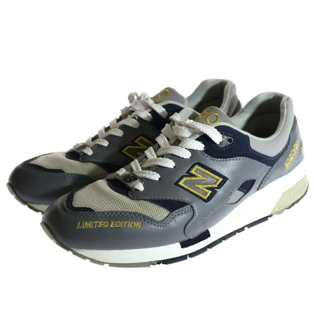 New Balance(ニューバランス) CM1600LE レザー メッシュ ローカットスニーカー グレー US9.5/27.5cm