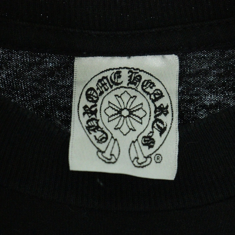 CHROME HEARTS(クロムハーツ) OLD FOTI SKULL GRAPHIC TEE オールド フォティ スカル グラフィック ロゴプリント クルーネック 半袖Tシャツカットソー ブラック