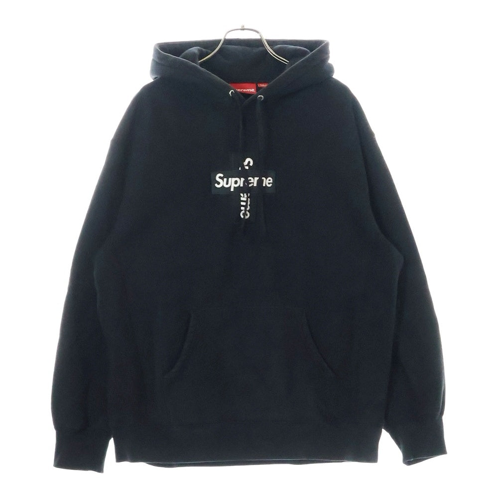 SUPREME(シュプリーム) 20AW Cross Box Logo Hooded Sweatshirt クロス ボックス ロゴ フーデッド スウェットシャツ プルオーバーパーカー ブラック