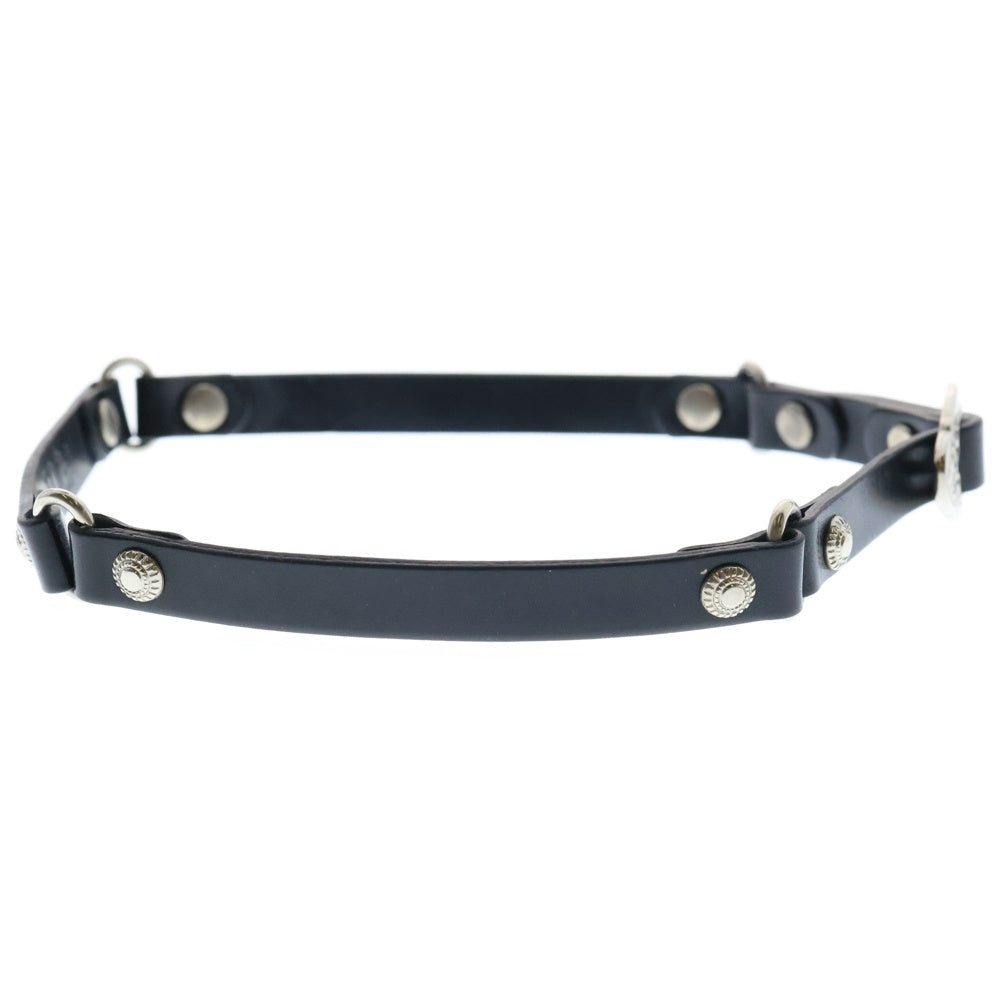 TOGA ARCHIVES(トーガアーカイブス) DOUBLE LEATHER BANGLE ダブルレザー バングル ブレスレット ブラック レディース TZ32-AK923