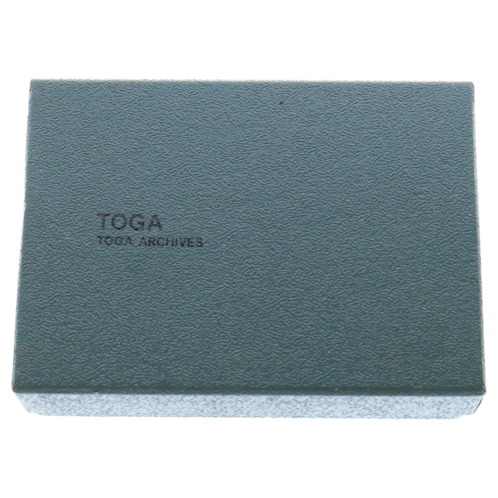 TOGA ARCHIVES(トーガアーカイブス) DOUBLE LEATHER BANGLE ダブルレザー バングル ブレスレット ブラック レディース TZ32-AK923