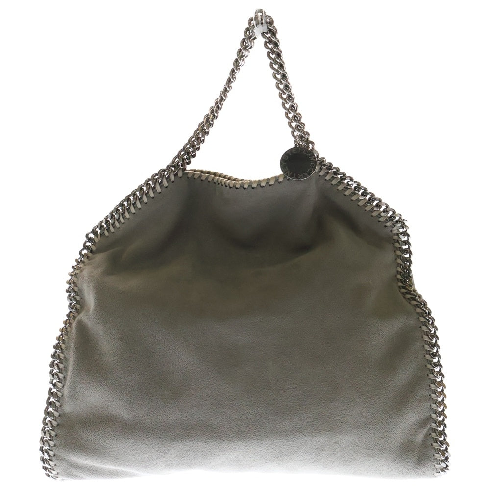 STELLA McCARTNEY(ステラマッカートニー) FALABELLA ファラベラ フォールドオーバー フェイクレザー 2WAY チェーン ショルダーバッグ ハンドバッグ グレー レディース 234387 W9132
