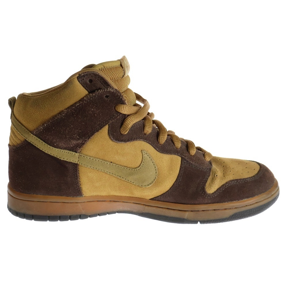NIKE SB(ナイキエスビー) 【観賞用 2003年製】 DUNK HIGH BROWN PACK ダンク ブラウンパック ハイカットスニーカー ブラウン US10/28cm 305050-222