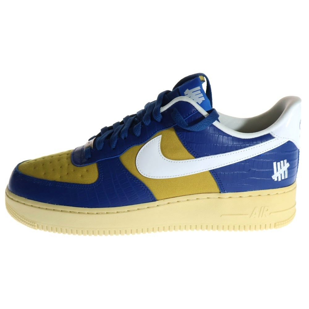 NIKE(ナイキ) ×UNDEFEATED AIR FORCE 1 LOW SP アンディフィーテッド エアフォース1 ローカットスニーカー ブルー/イエロー US12/30cm DM8462-400