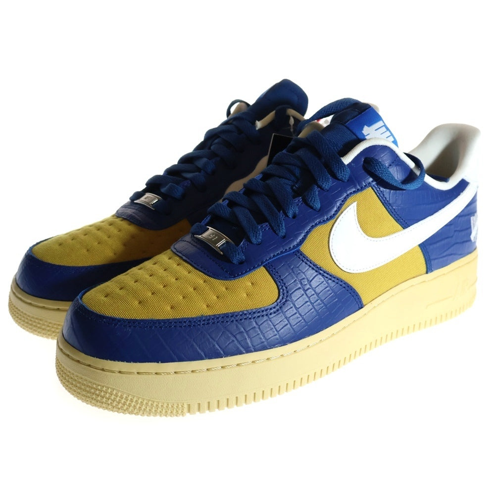 NIKE(ナイキ) ×UNDEFEATED AIR FORCE 1 LOW SP アンディフィーテッド エアフォース1 ローカットスニーカー ブルー/イエロー US12/30cm DM8462-400