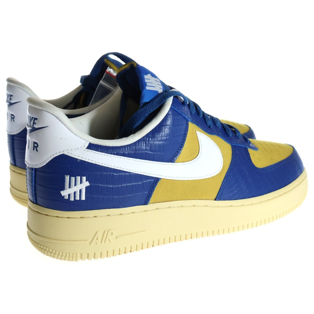 NIKE(ナイキ) ×UNDEFEATED AIR FORCE 1 LOW SP アンディフィーテッド エアフォース1 ローカットスニーカー ブルー/イエロー US12/30cm DM8462-400