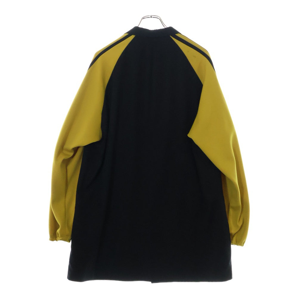 Yohji Yamamoto POUR HOMME(ヨウジヤマモト プールオム) 98SS サイドライン ジャージ切り替え 3B シングルテーラード ジャケット/ウール ワイド スラックス ロングパンツ セットアップ スーツ HJ-J27-816/HJ-P15-102