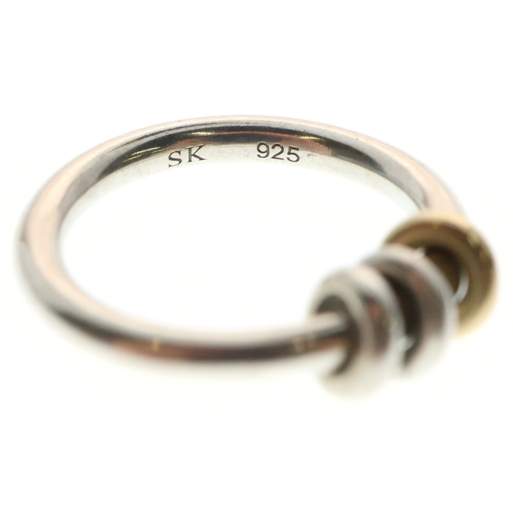 Spinelli Kilcollin(スピネリキルコリン) SIRIUS SILVER CONNECT RING 18K シリウス コネクト コンビリング シルバー/ゴールド 9911704974