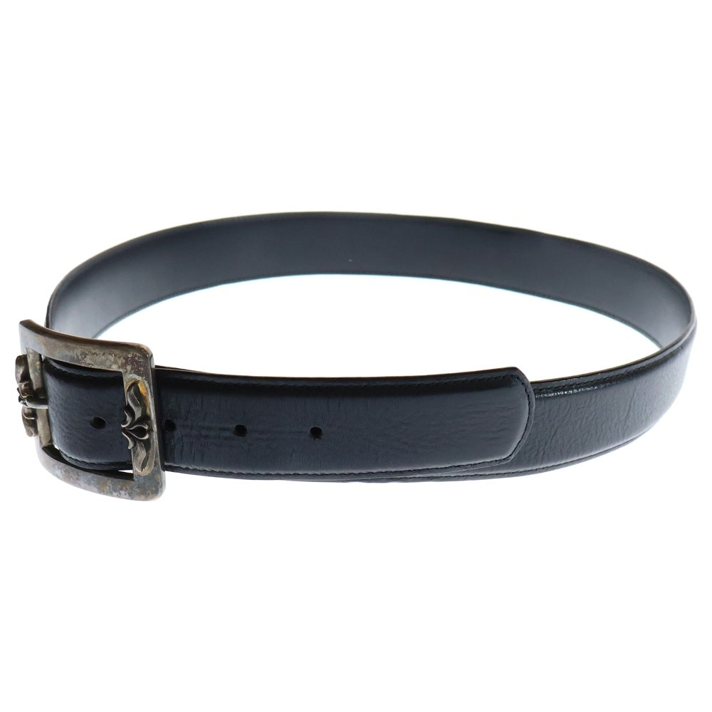 CHROME HEARTS(クロムハーツ) BLT OTJ フィリグリー レザーベルト ブラック/シルバー