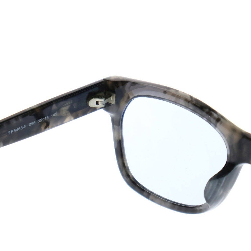 TOM FORD(トムフォード) ウェリントン カラーレンズ フルリム サングラス アイウェア メガネ 眼鏡 ブラック/グレー TF5468-F