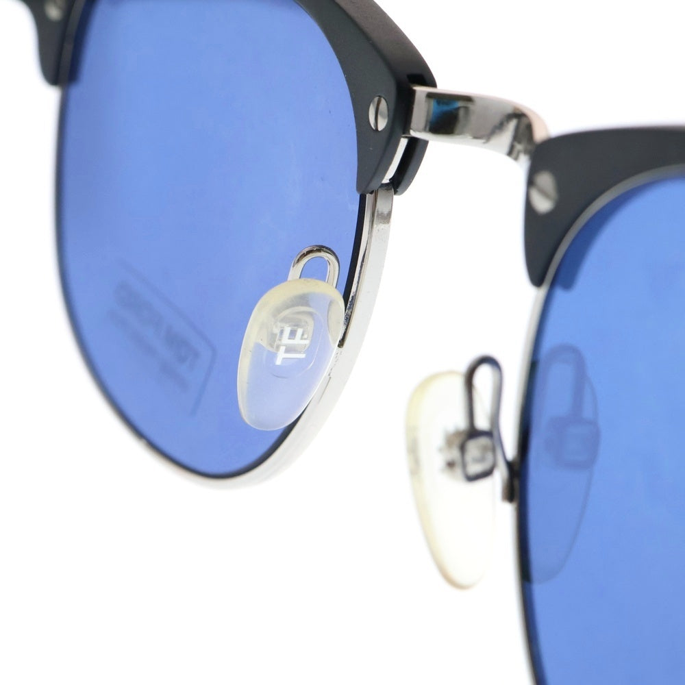 TOM FORD(トムフォード) Laurent-02 ハーフリム ウェリントン カラーレンズ サングラス アイウェア メガネ 眼鏡 グレー TF623