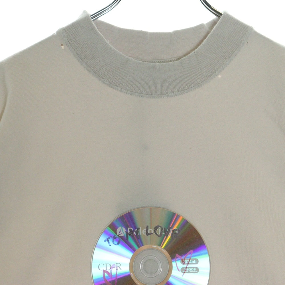 BALENCIAGA(バレンシアガ) TO MY LOVE HAPPY VALENTINE TEE トゥマイラブ ハッピーバレンタイン CD 半袖Tシャツ アイボリー 764235 TQVE4