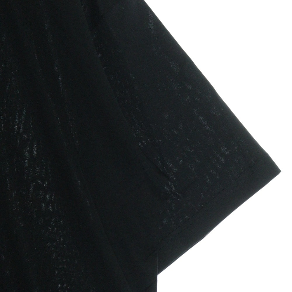 BALENCIAGA(バレンシアガ) ケアラベル バックプリント 半袖Tシャツ ブラック 724514 TNVL9