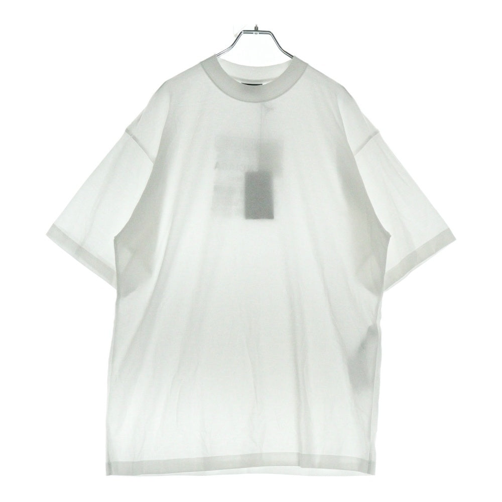 BALENCIAGA(バレンシアガ) ケアラベル バックプリント 半袖Tシャツ ホワイト 724514 TNVL9