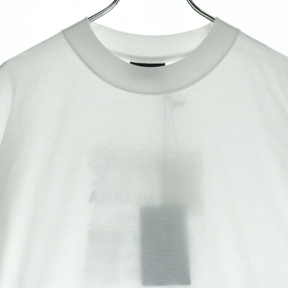 BALENCIAGA(バレンシアガ) ケアラベル バックプリント 半袖Tシャツ ホワイト 724514 TNVL9