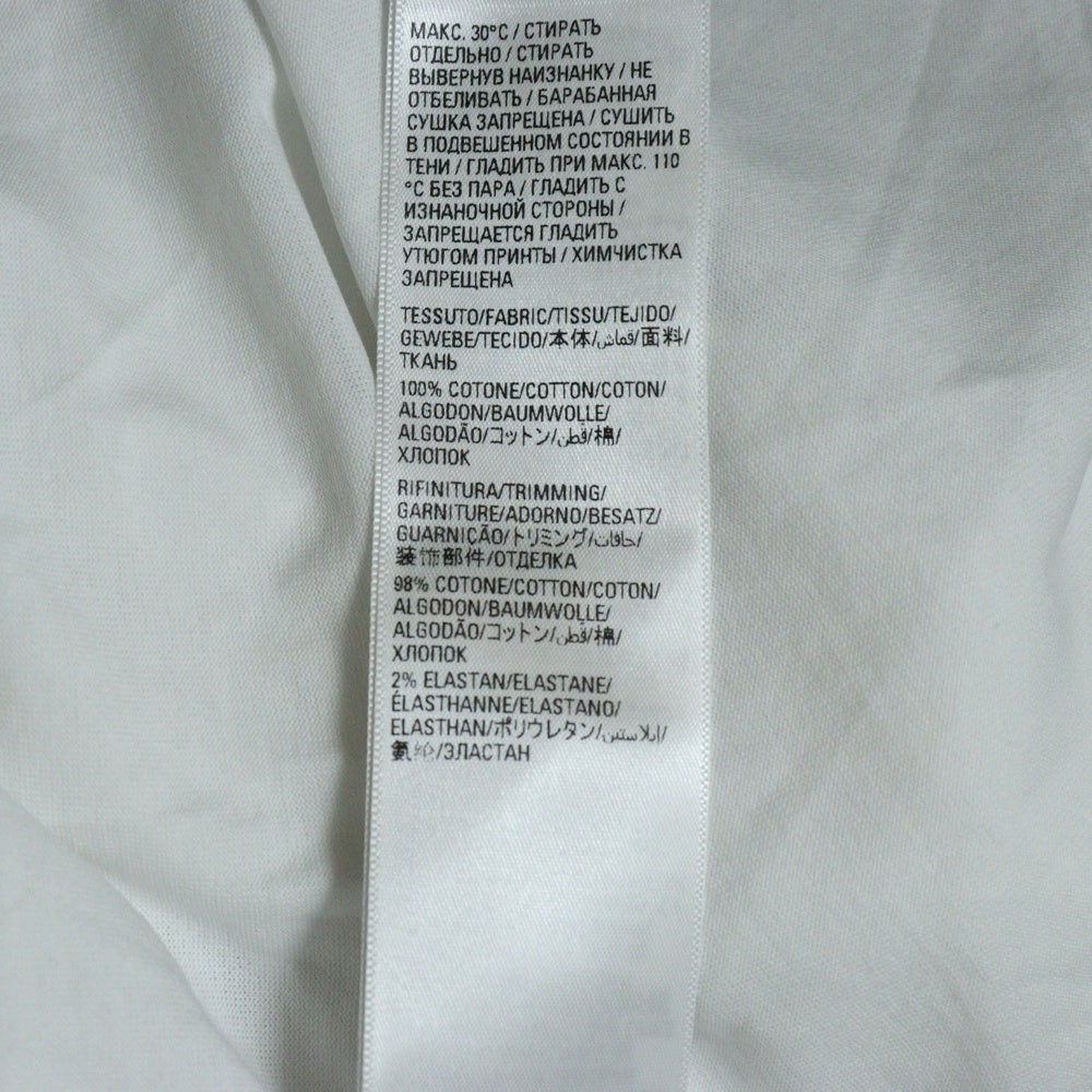 BALENCIAGA(バレンシアガ) ケアラベル バックプリント 半袖Tシャツ ホワイト 724514 TNVL9