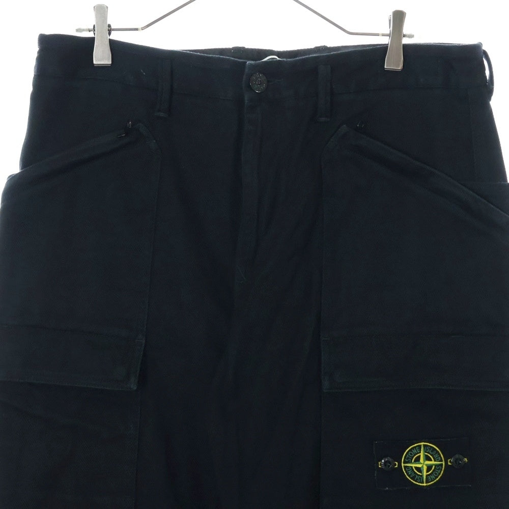 STONE ISLAND(ストーンアイランド) LOOSE CARGO PANTS ルーズカーゴパンツ ブラック 751530702