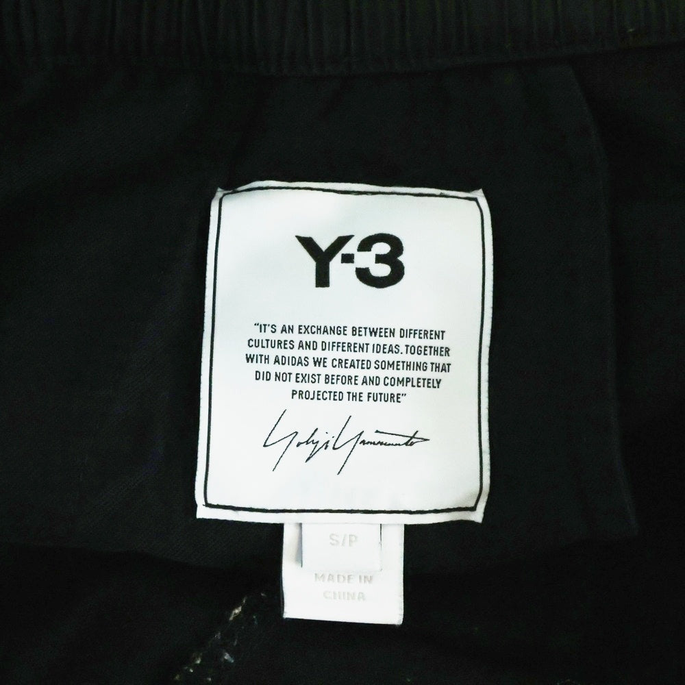 Y-3(ワイスリー) CLASS.IC STRAIGHT LEG TRACK PANTS クラシックストレートレッグトラックパンツ ブラック FN3383