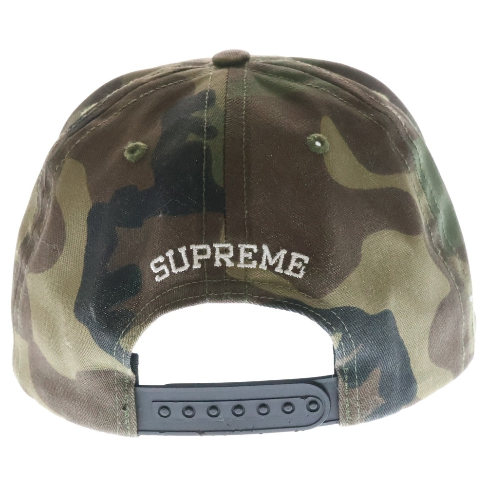 SUPREME(シュプリーム) 17AW Fire 5 Panel Cap ファイヤー 5パネル カモ キャップ カーキ
