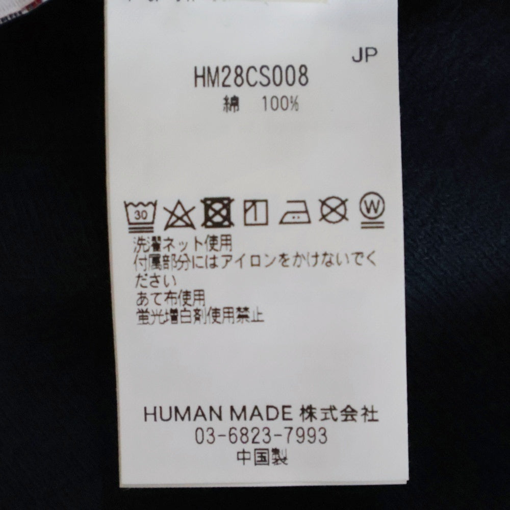 HUMAN MADE(ヒューマンメイド) 24AW Crewneck Sweatshirt クルーネック スウェットトレーナー ネイビー HM28CS008