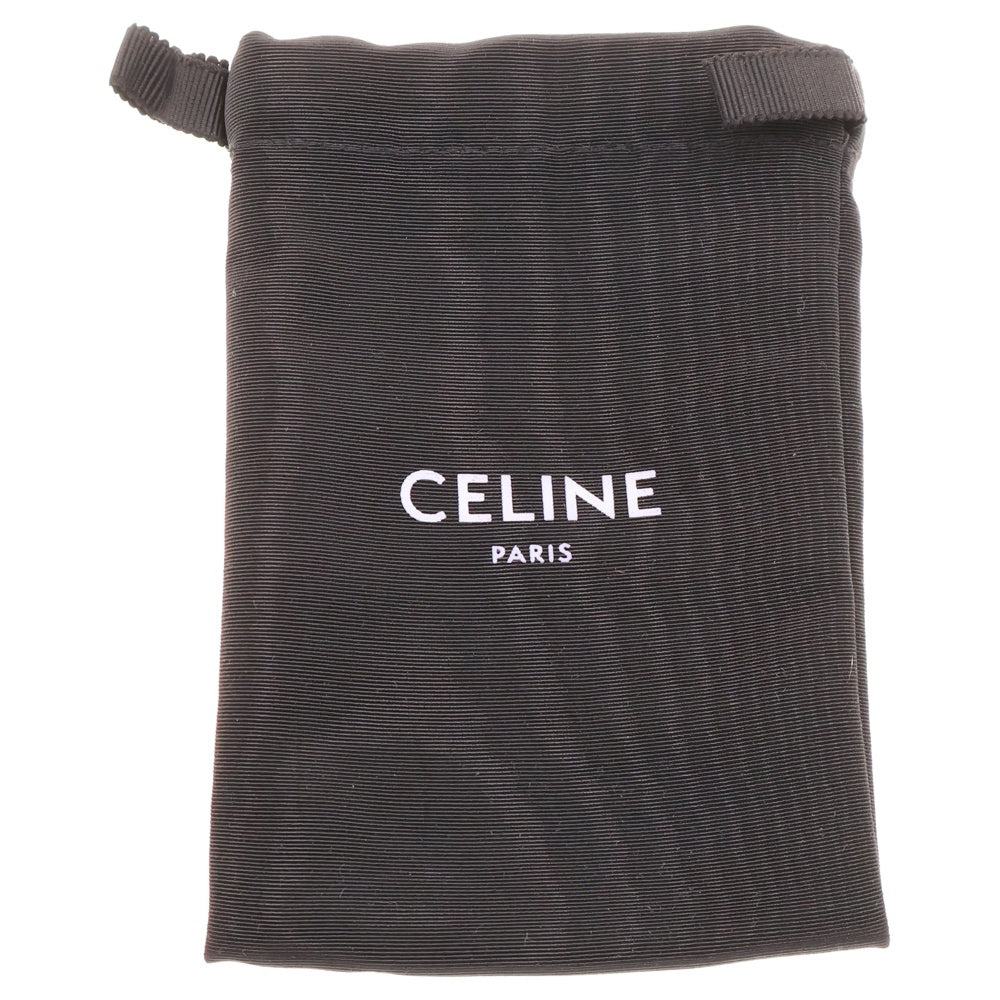 CELINE(セリーヌ) レザー コンパクトウォレット 財布 ワインレッド レディース W-PG-2168