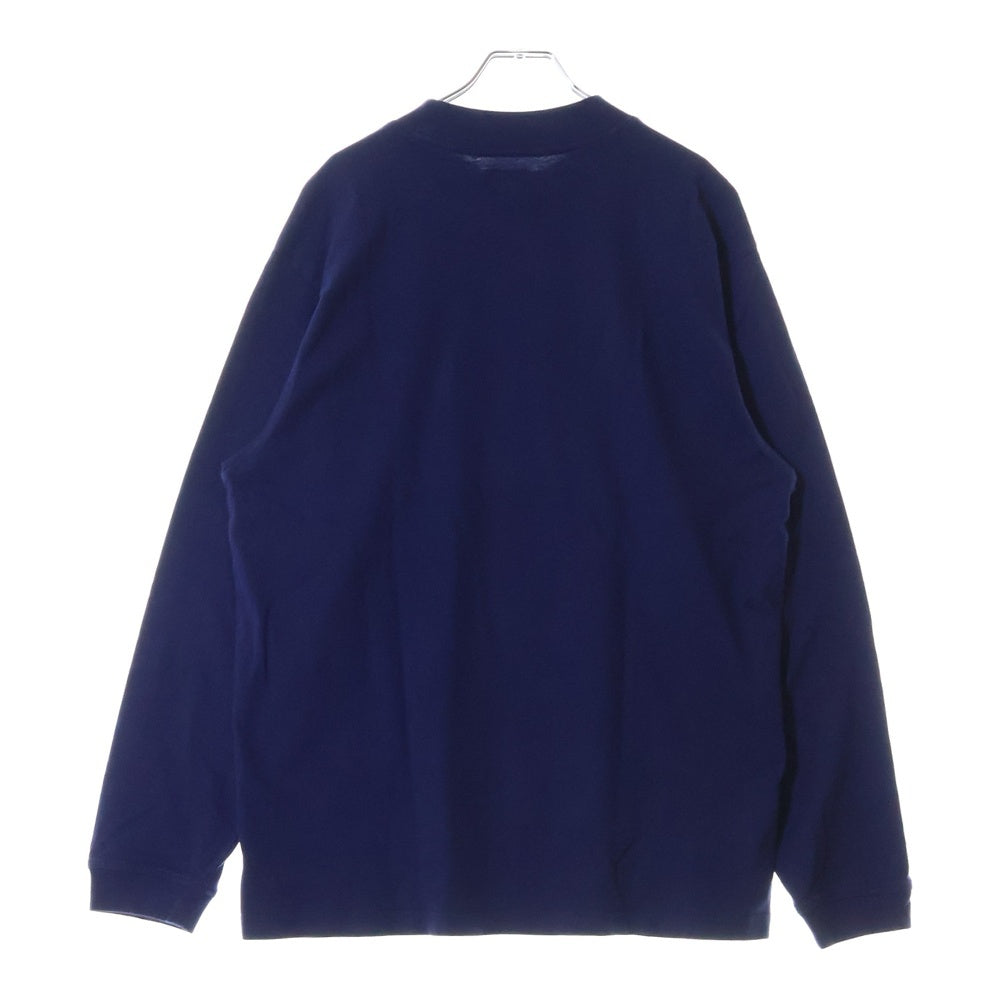 SUPREME(シュプリーム) 22AW Mock Neck L/S Top モックネック ロングスリーブ 長袖Tシャツ カットソー ブルー