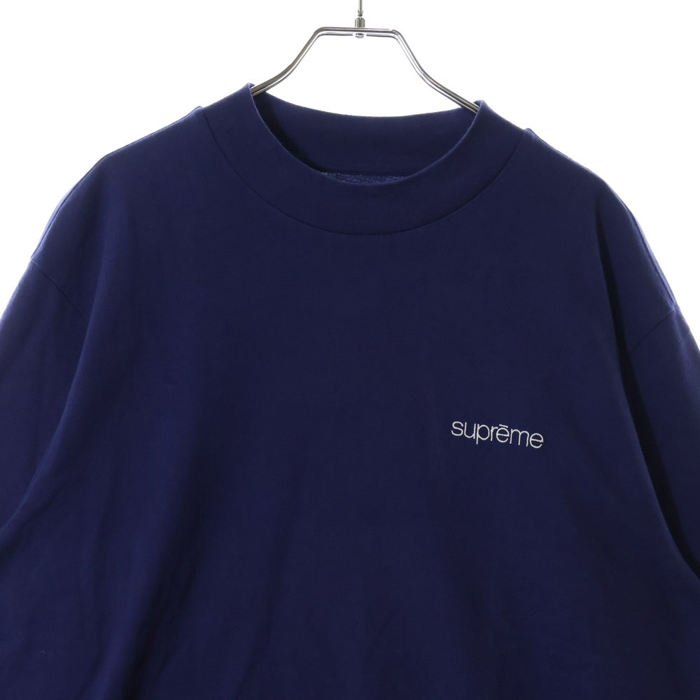 SUPREME(シュプリーム) 22AW Mock Neck L/S Top モックネック ロングスリーブ 長袖Tシャツ カットソー ブルー