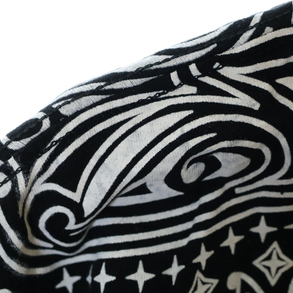 SUPREME(シュプリーム) 22AW ×Hanes Bandana Tagless Tee ヘインズ バンダナ クルーネック 半袖Tシャツ カットソー ブラック