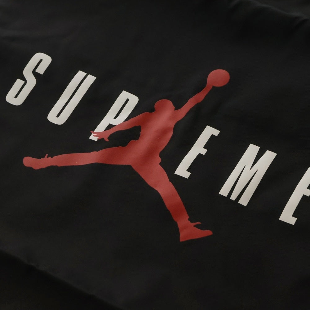 SUPREME(シュプリーム) 24AW ×Jordan Drawstring Bag ジョーダン ドローストリング バッグ ナップサック ブラック