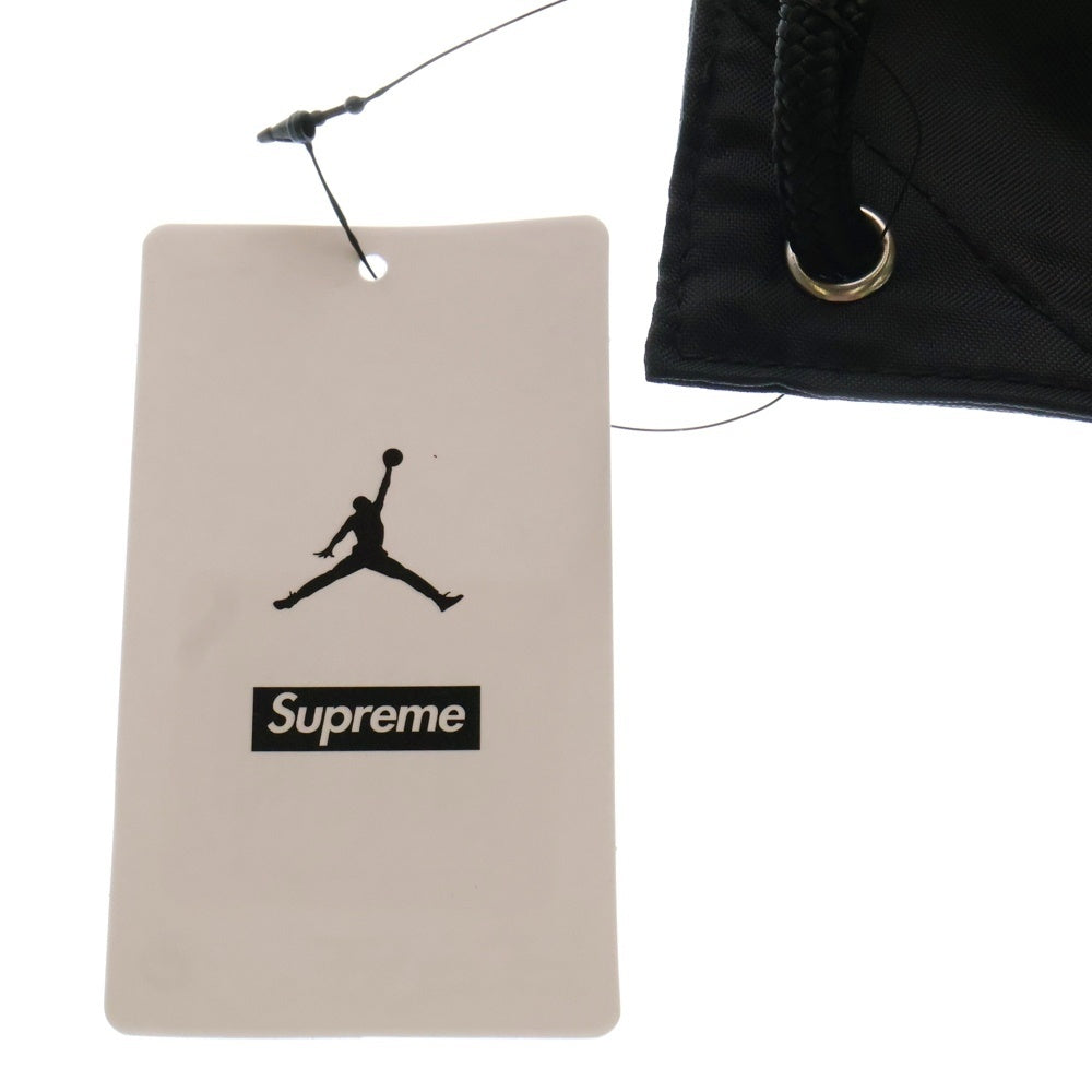SUPREME(シュプリーム) 24AW ×Jordan Drawstring Bag ジョーダン ドローストリング バッグ ナップサック ブラック