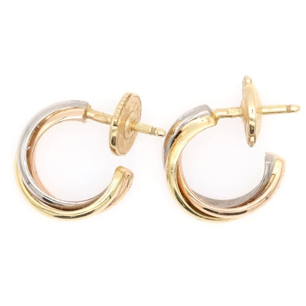 Cartier(カルティエ) K18YG WG PG トリニティ ゴールドピアス