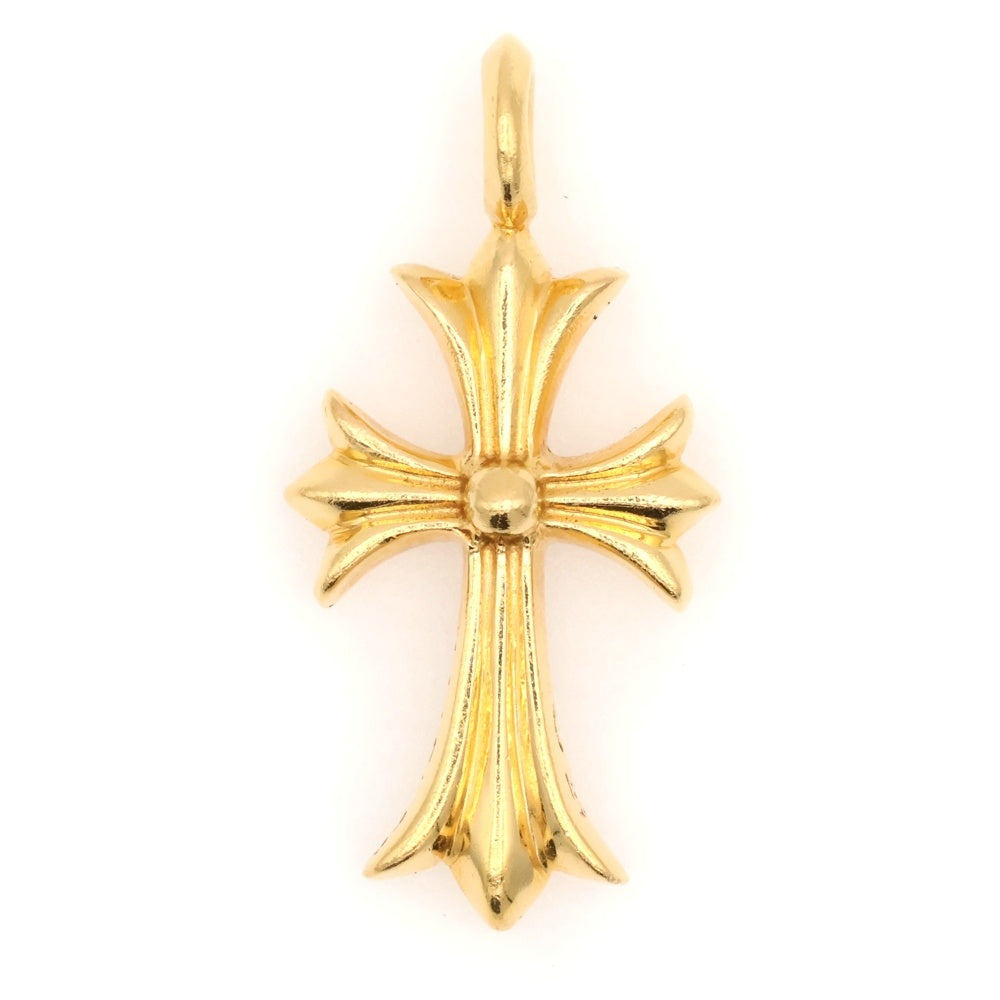 CHROME HEARTS(クロムハーツ) 22K TNY CRSF P/DIA タイニーファットクロス PAVEダイヤ ペンダントトップ ゴールド BCA033