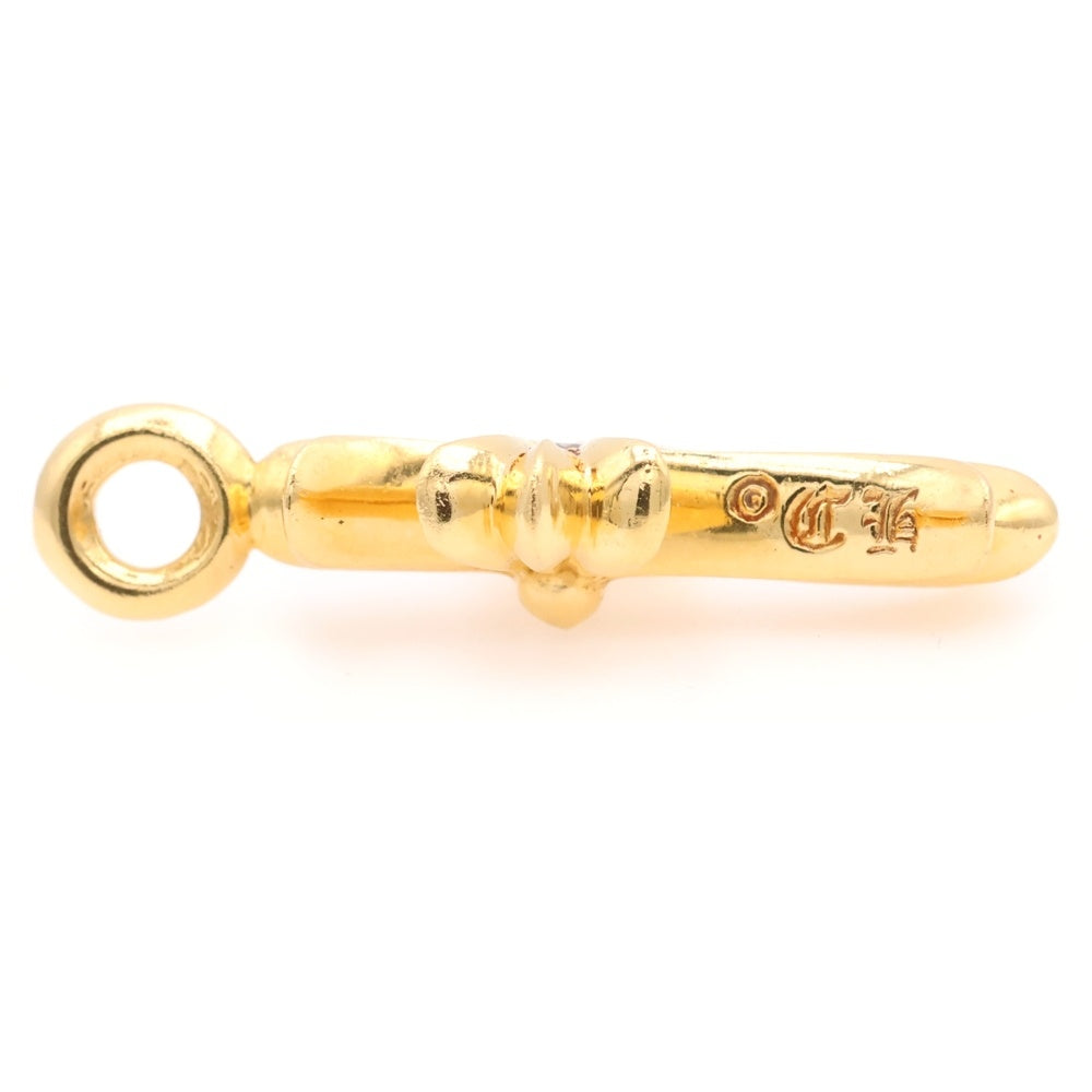 CHROME HEARTS(クロムハーツ) 22K TNY CRSF P/DIA タイニーファットクロス PAVEダイヤ ペンダントトップ ゴールド BCA033