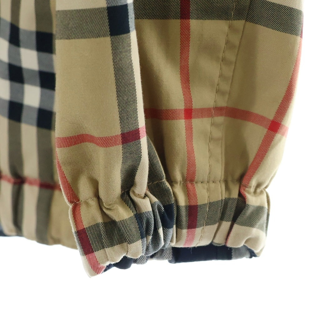 BURBERRY(バーバリー) ノヴァチェック コットン フーデッド リバーシブルジャケット ベージュ キッズ 8047917