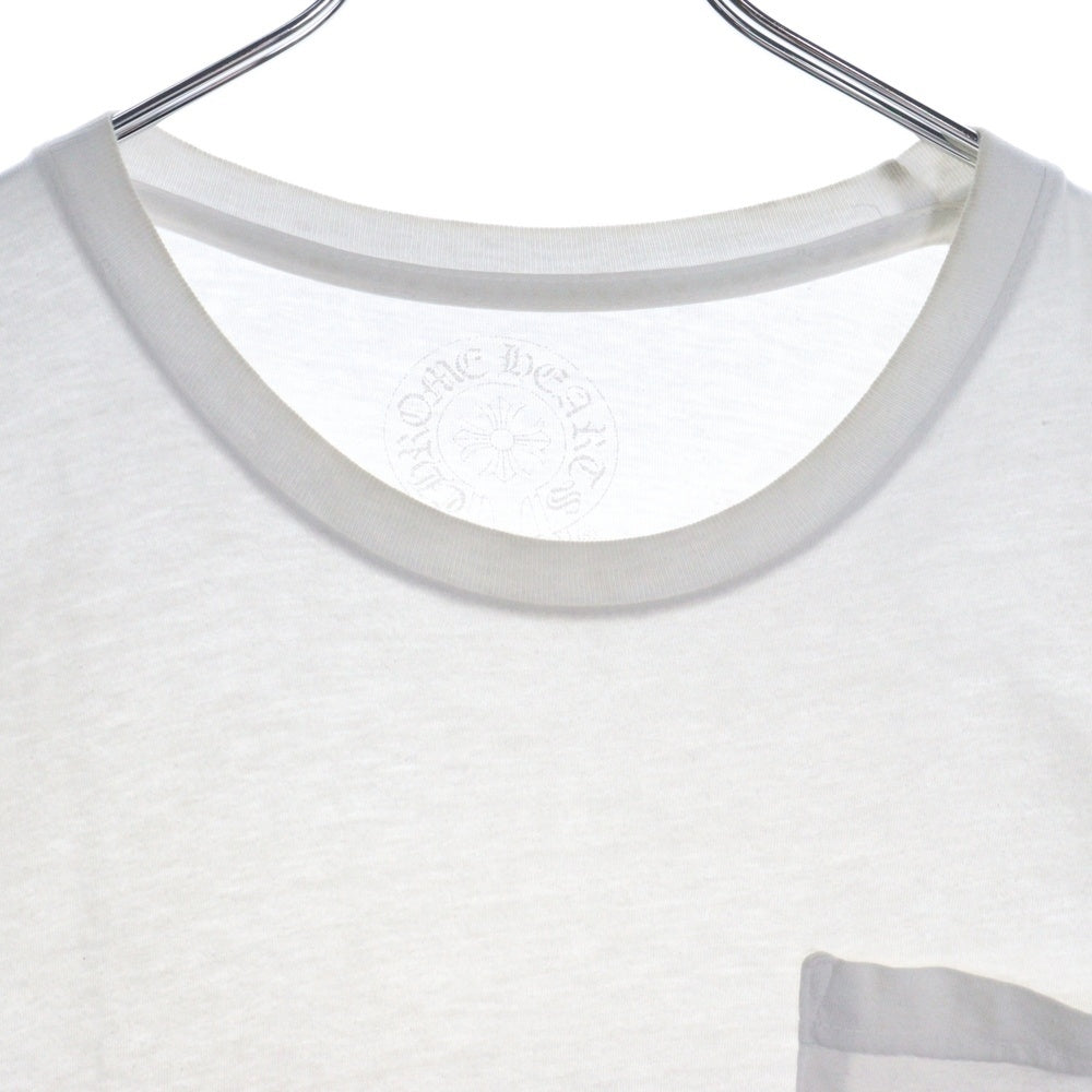 CHROME HEARTS(クロムハーツ) CH T-SHRT ロサンゼルス限定バックホースシュープリント クルーネック 半袖Tシャツ カットソー ホワイト
