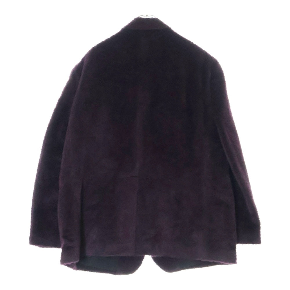 RAF SIMONS(ラフシモンズ) 22AW アルパカ混 オーバーサイズ ブレザー ジャケット パープル 222-M545A