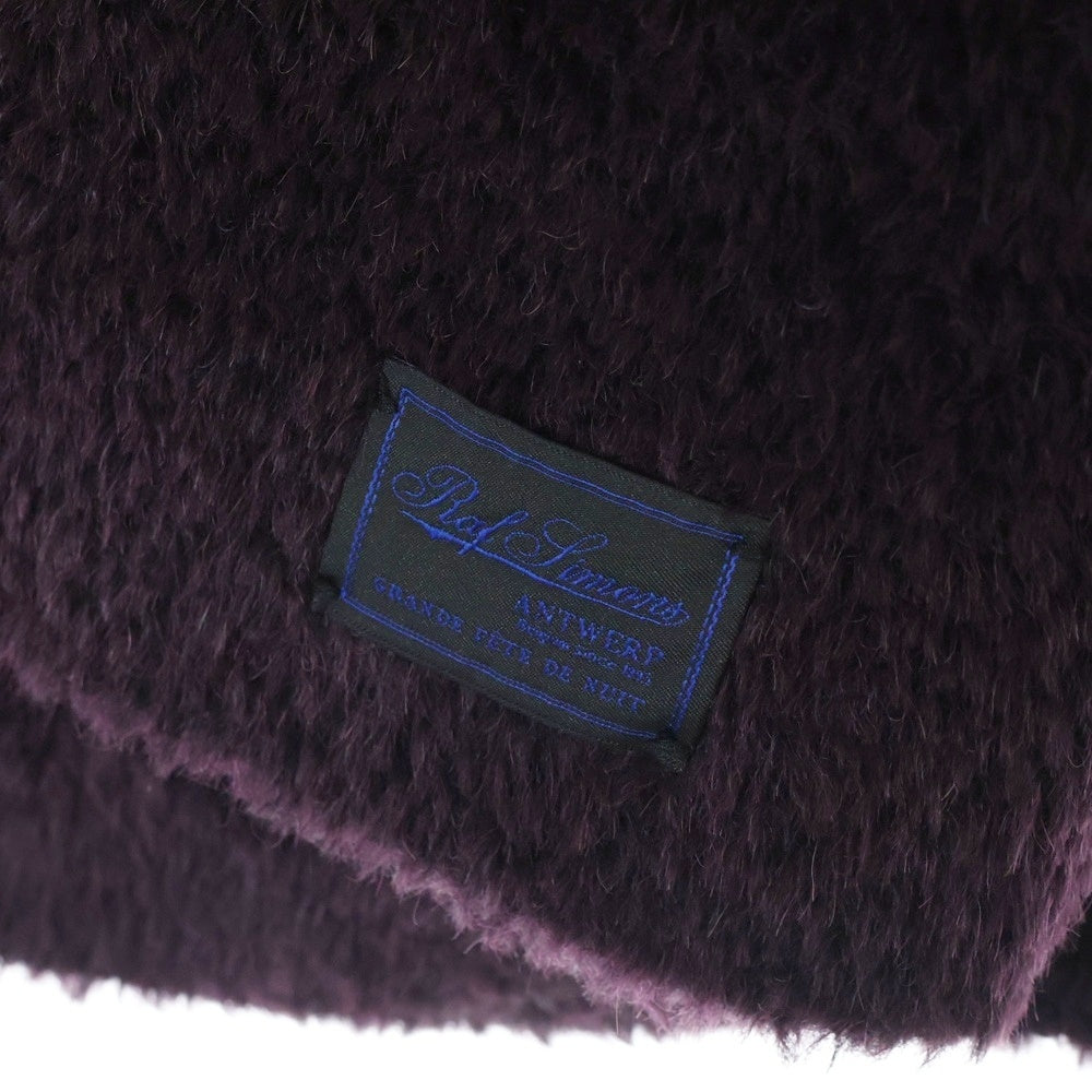RAF SIMONS(ラフシモンズ) 22AW アルパカ混 オーバーサイズ ブレザー ジャケット パープル 222-M545A