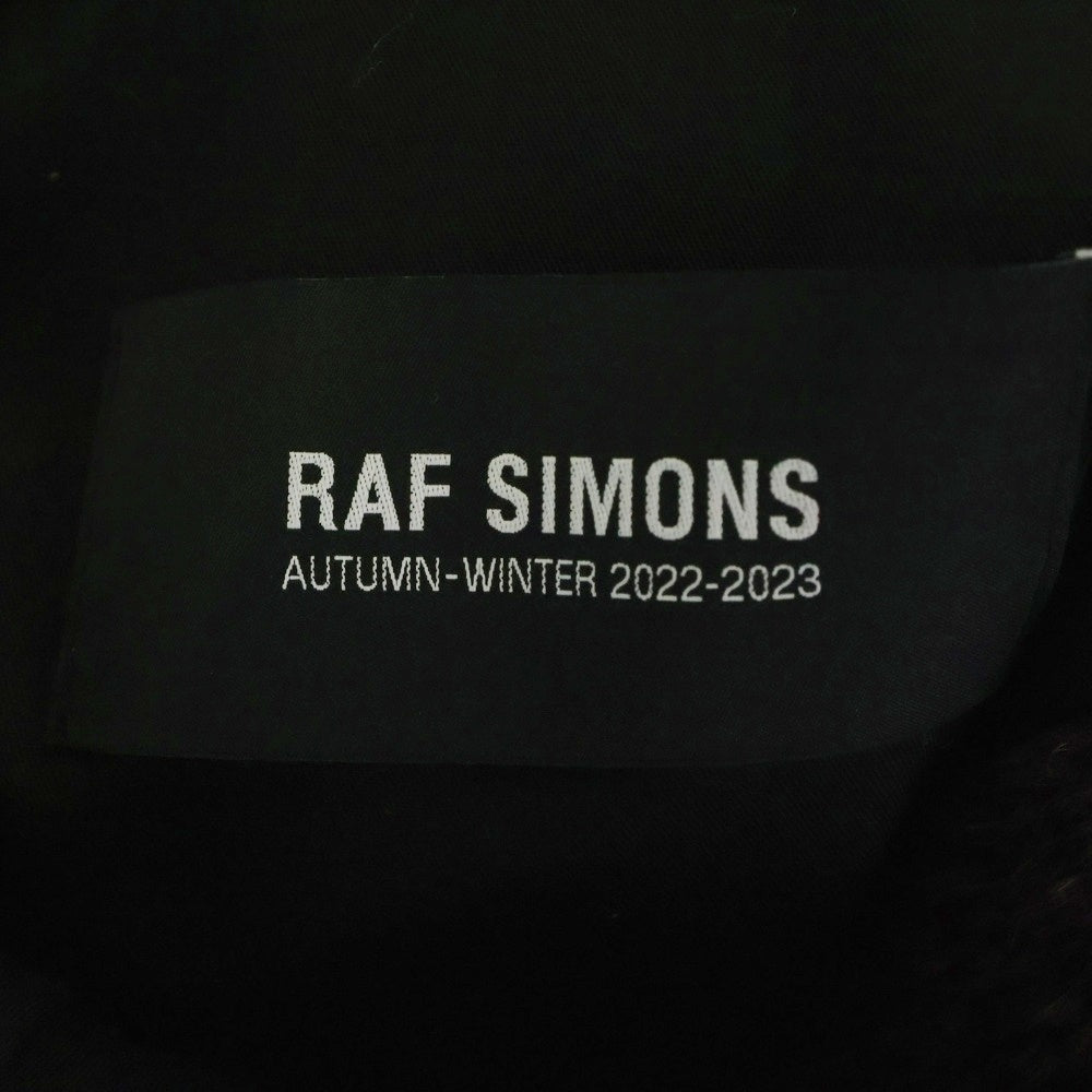 RAF SIMONS(ラフシモンズ) 22AW アルパカ混 オーバーサイズ ブレザー ジャケット パープル 222-M545A