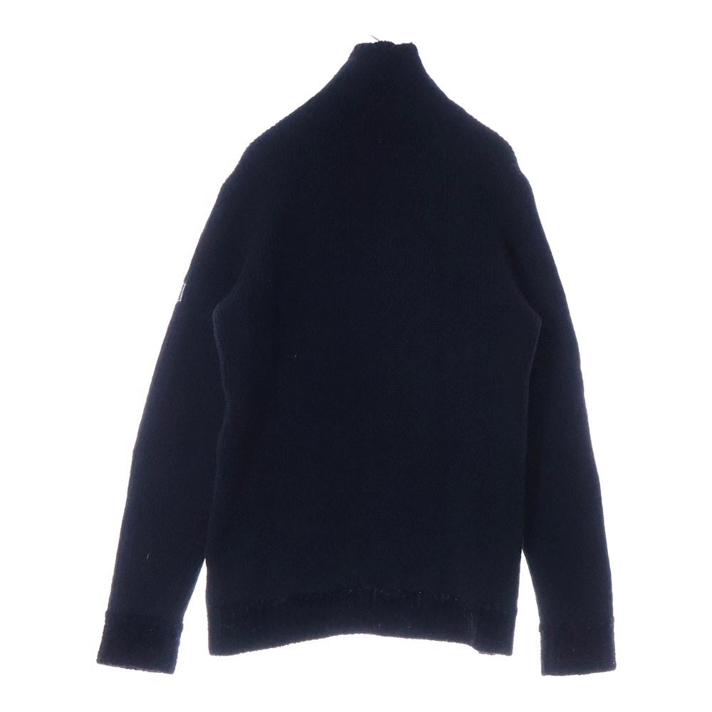 RAF SIMONS(ラフシモンズ) 22AW Reversible Fisherman Sweater ハーフジップ フィッシャーマン ニットセーター ブラック 222-841